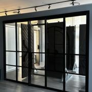 Steel Frame Glass Bifold Doors – Galvanised W40 Profile gallery detail image