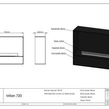 Decoflame Milan - Modular BEV Net Zero Fireplace 20.5hr gallery detail image