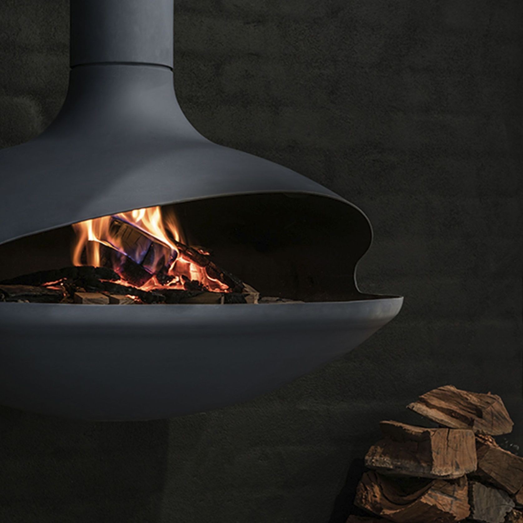 Aurora Aether Suspended Fireplace gallery detail image