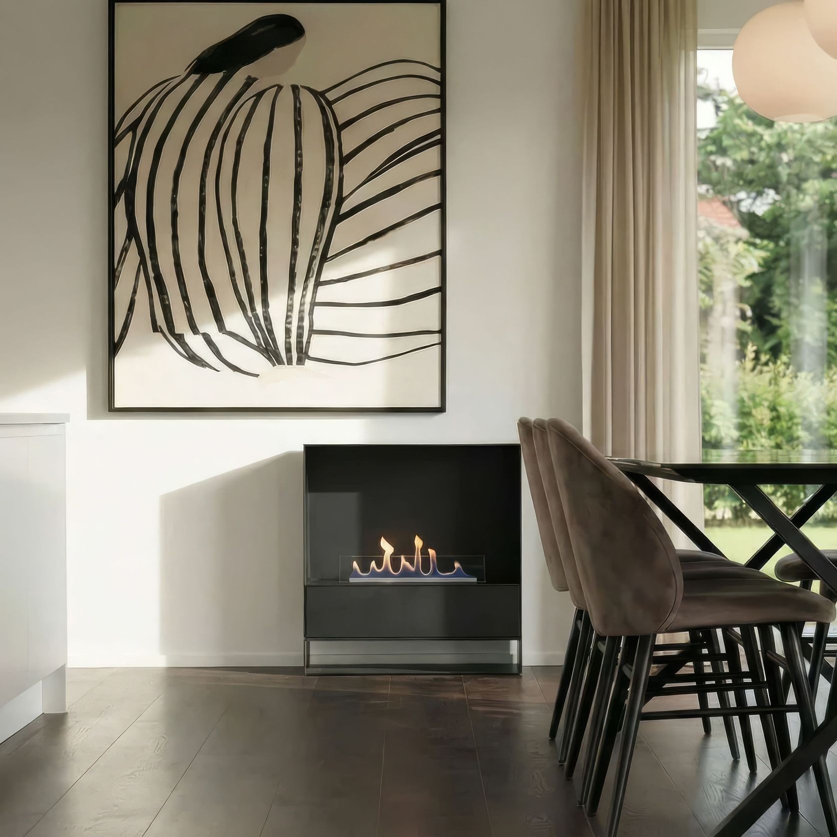 Decoflame Milan - Modular BEV Net Zero Fireplace 20.5hr gallery detail image