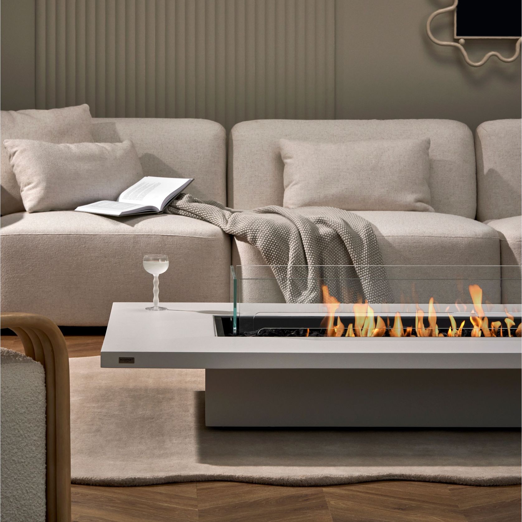 EcoSmart™ Daiquiri 70 Freestanding Ethanol Fire Table ArchiPro AU