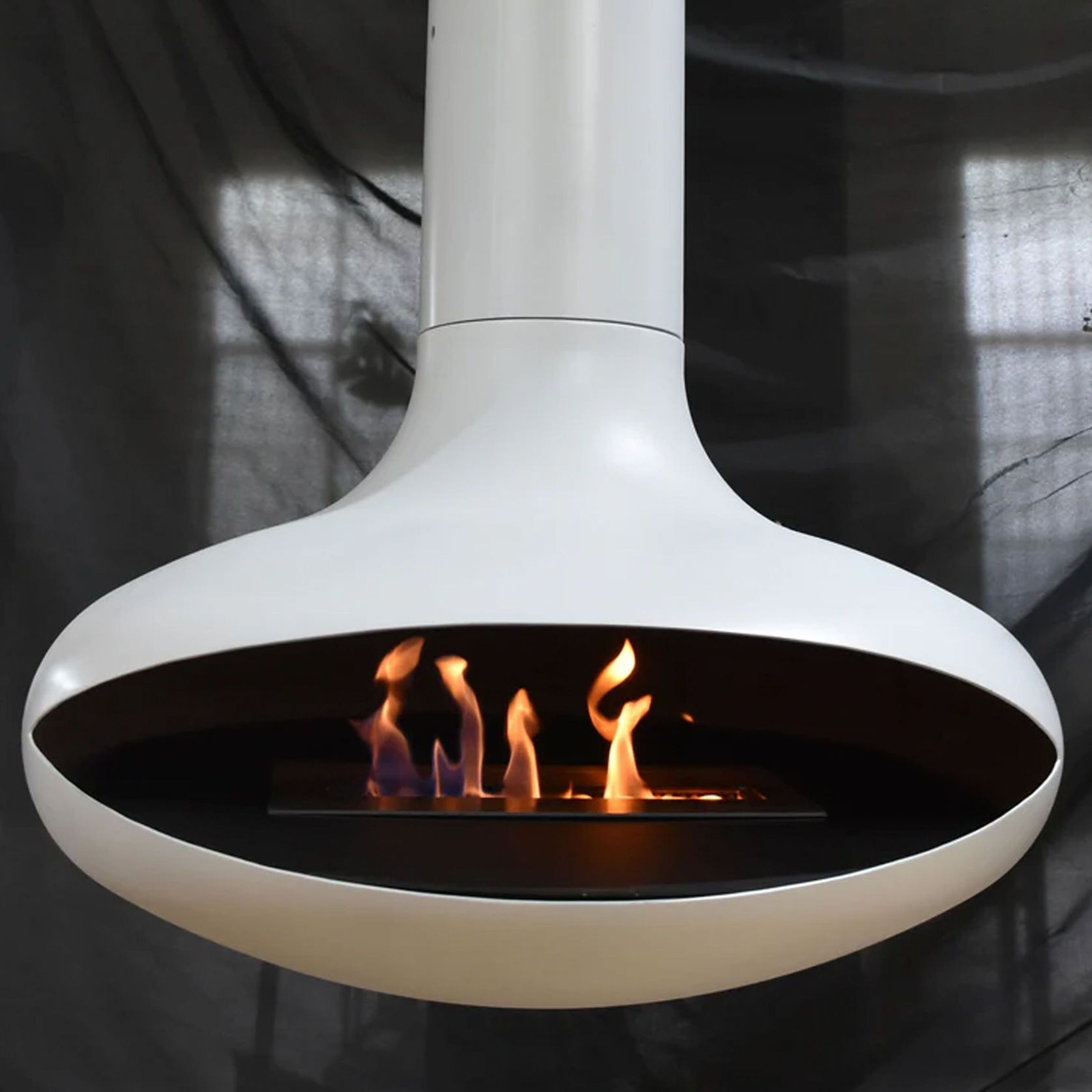 Zen Elegante 800 Bio-Ethanol Suspended Fireplace gallery detail image