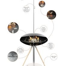 Decoflame Espoo Net Zero Suspended Ceiling Fireplace gallery detail image