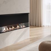Decoflame Montreal Right Corner BEV Net Zero Fireplace gallery detail image