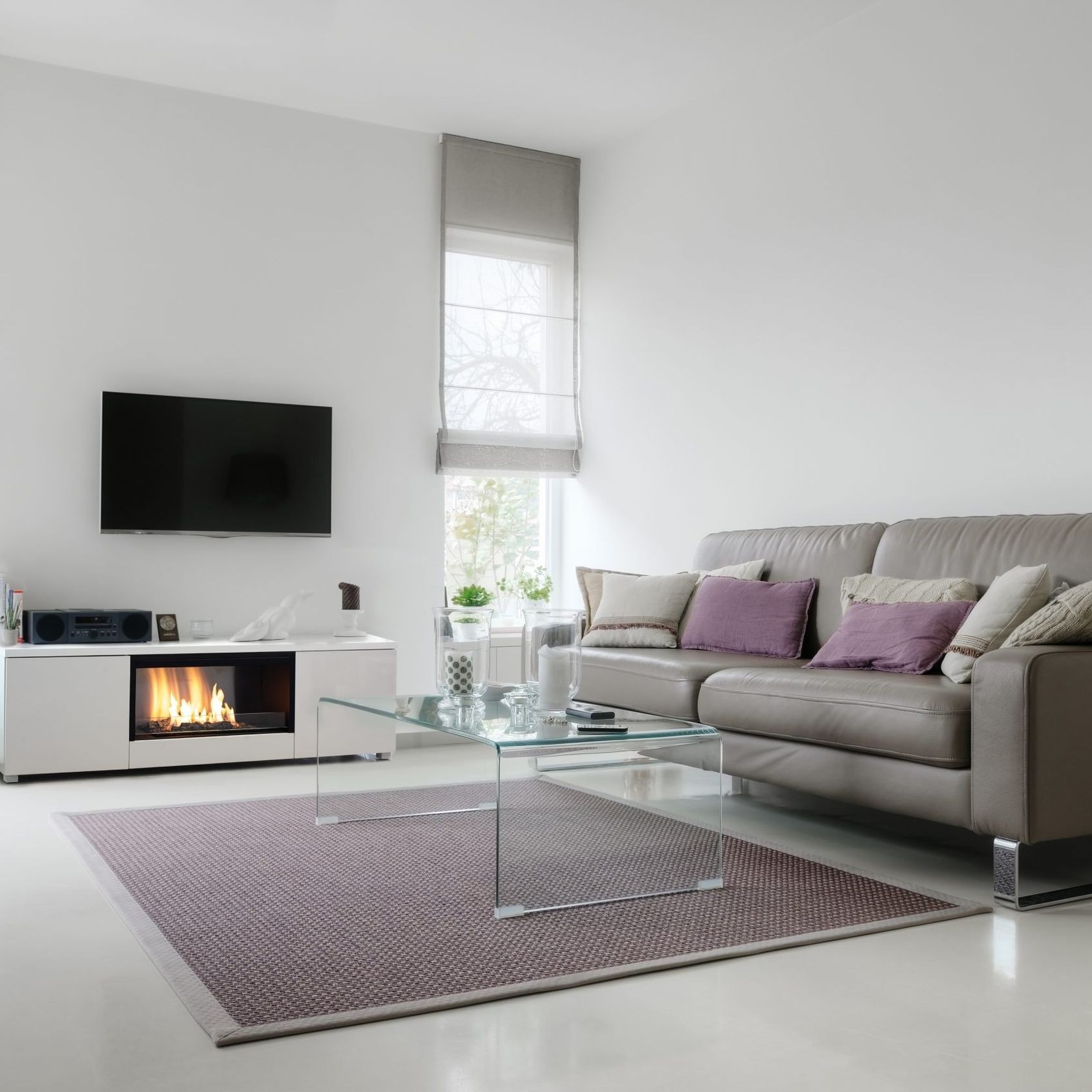 Planika Freestanding Pure Flame Tv Box Bioethanol Fireplace gallery detail image