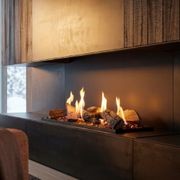 Decoflame BEV LogicWood Log Fireplace 20.5 Hr Burn Time gallery detail image