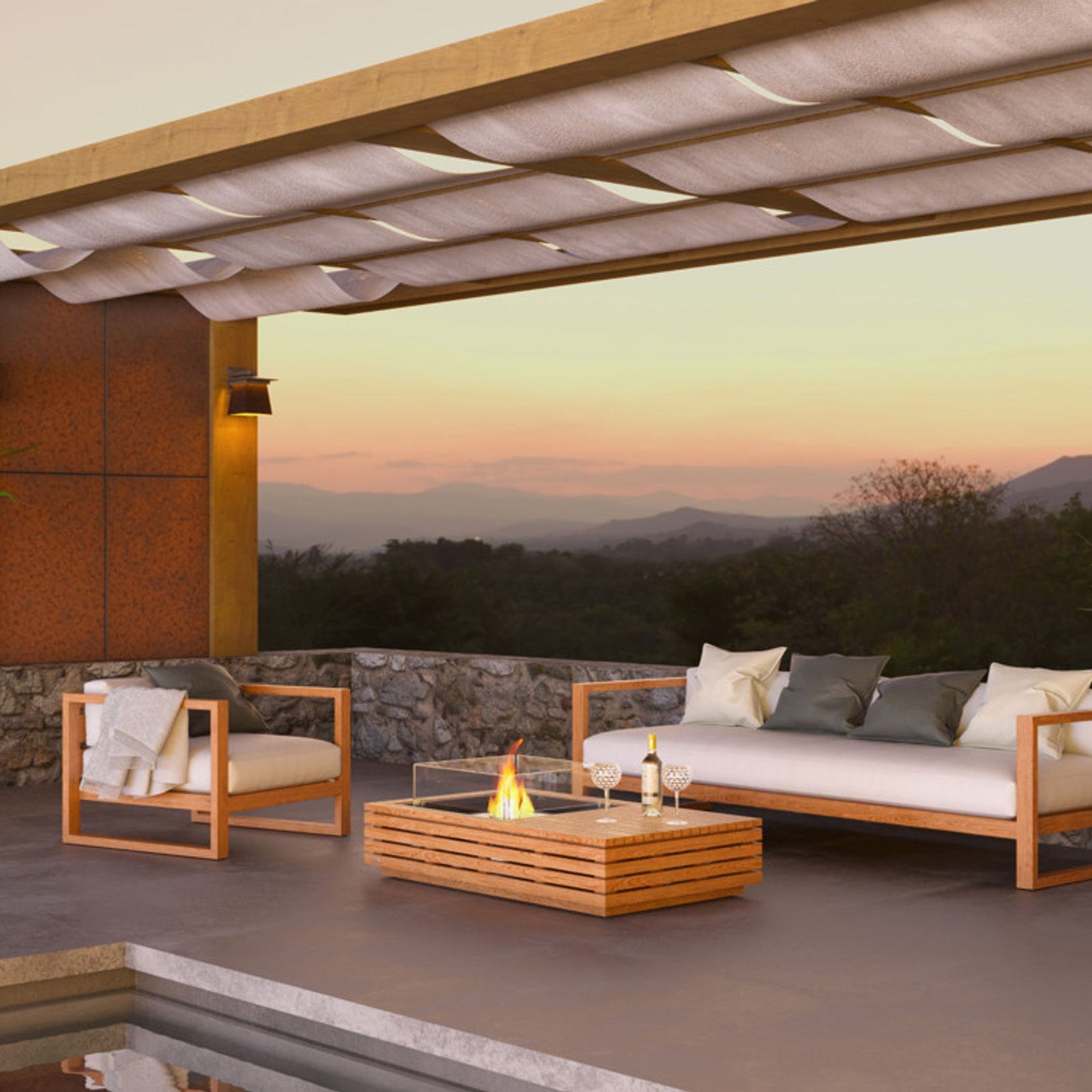 EcoSmart Manhattan 50 - Biofuel Fire gallery detail image