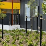 Treated Pine Stakes Painted Black gallery detail image