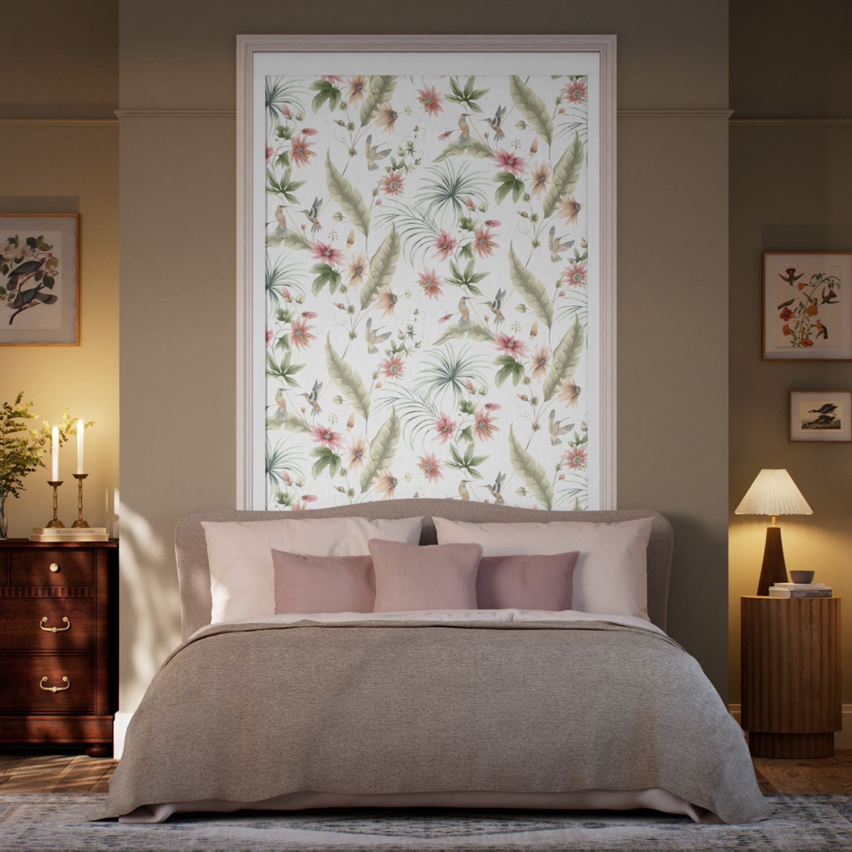 Total Blockout Hummingbird Blush | Roller Blinds gallery detail image