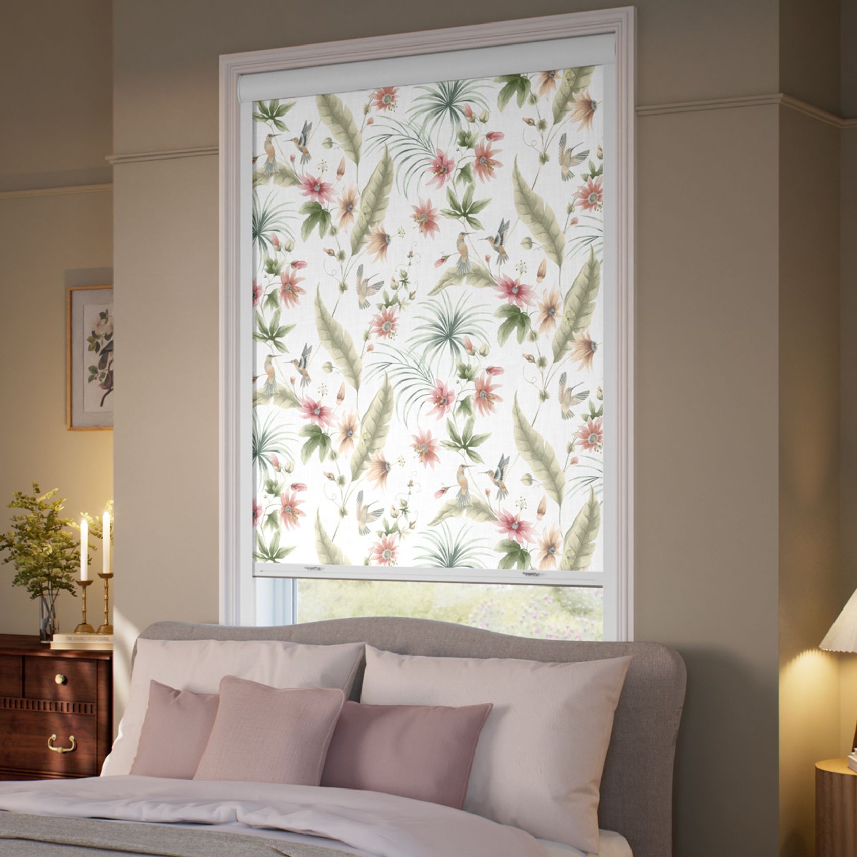 Total Blockout Hummingbird Blush | Roller Blinds gallery detail image
