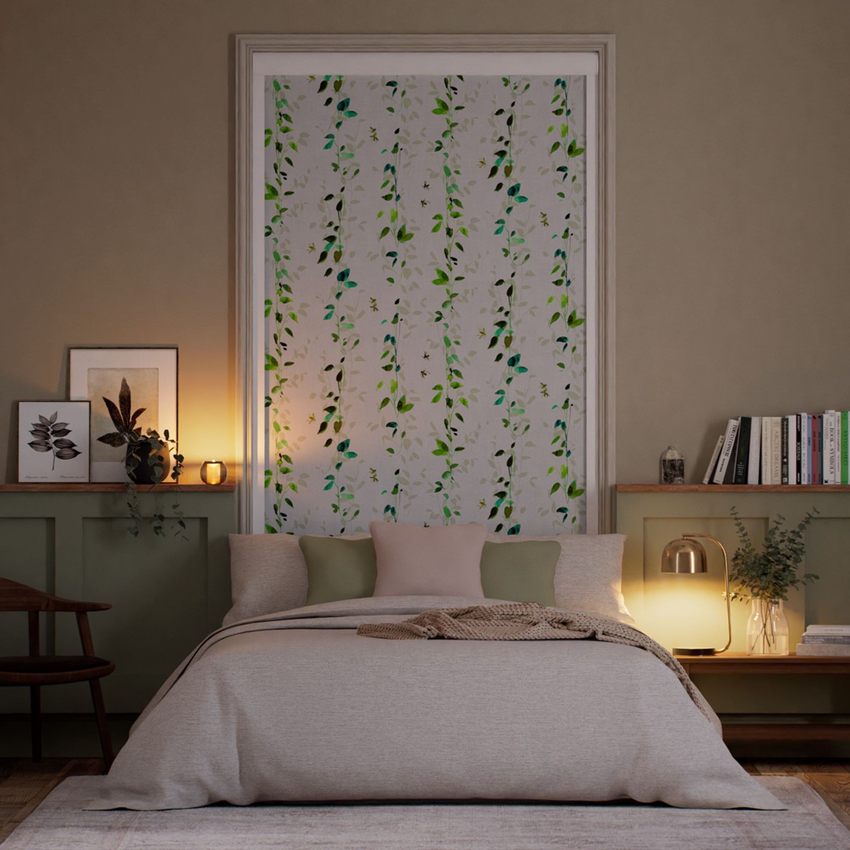 Total Blockout Secret Garden | Roller Blinds gallery detail image