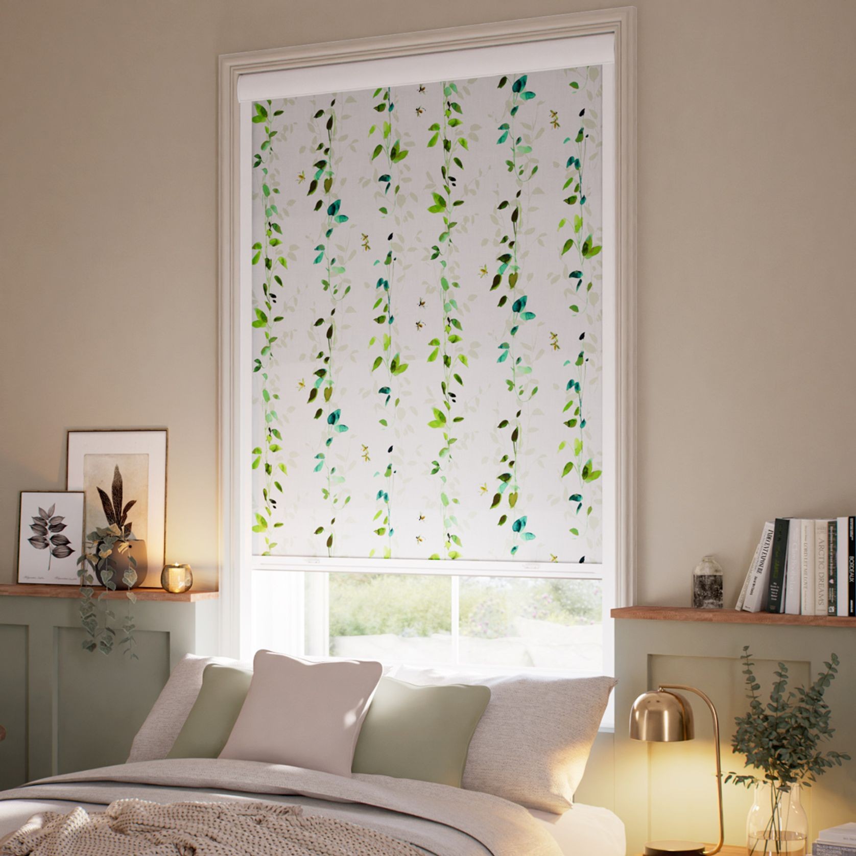 Total Blockout Secret Garden | Roller Blinds gallery detail image
