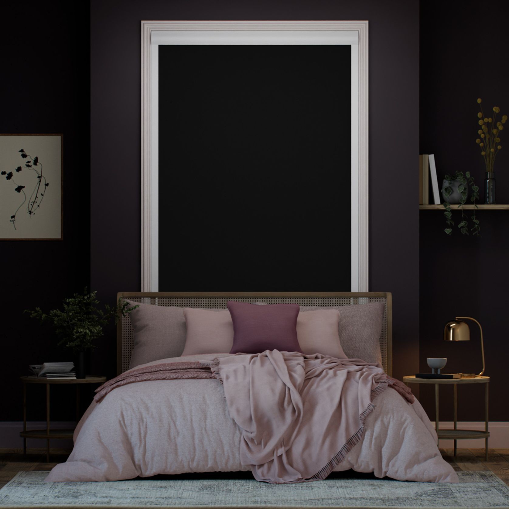 Total Blockout Titan Atomic Black | Roller Blinds gallery detail image