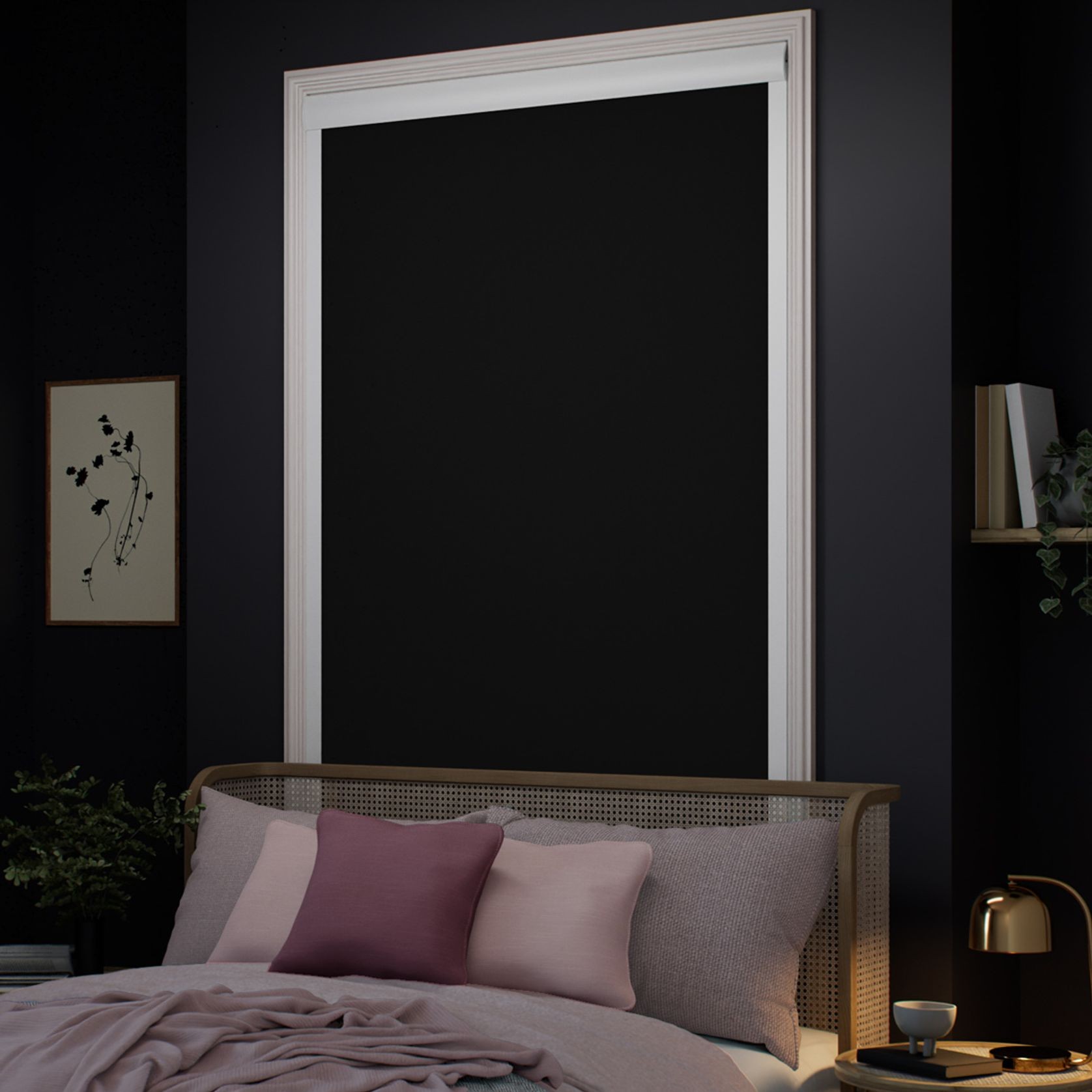 Total Blockout Titan Atomic Black | Roller Blinds gallery detail image