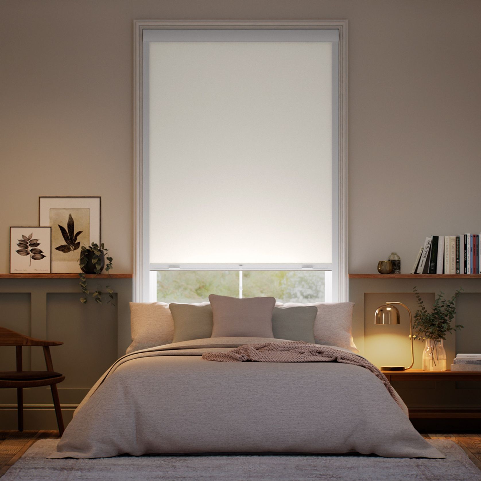 Total Blockout Titan Cream | Roller Blinds gallery detail image