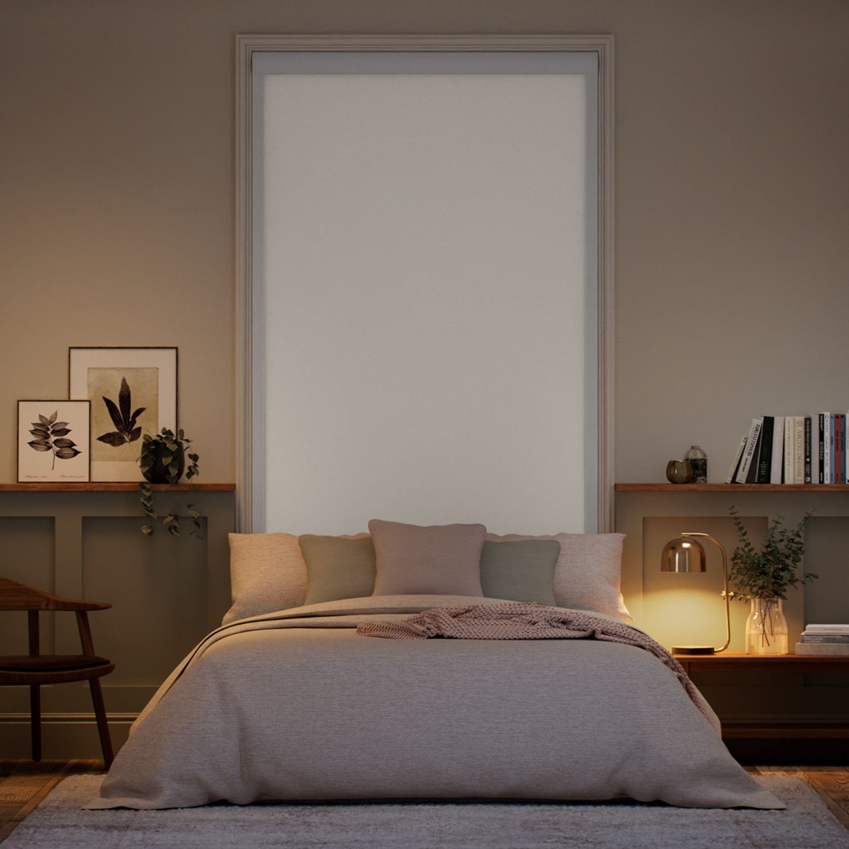 Total Blockout Titan Cream | Roller Blinds gallery detail image