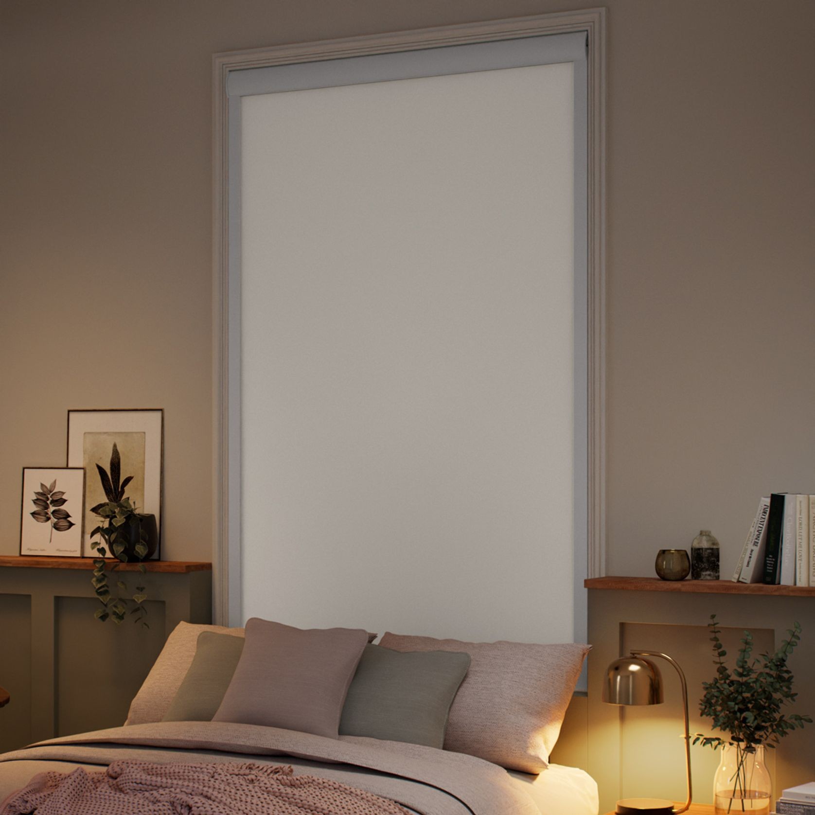 Total Blockout Titan Cream | Roller Blinds gallery detail image