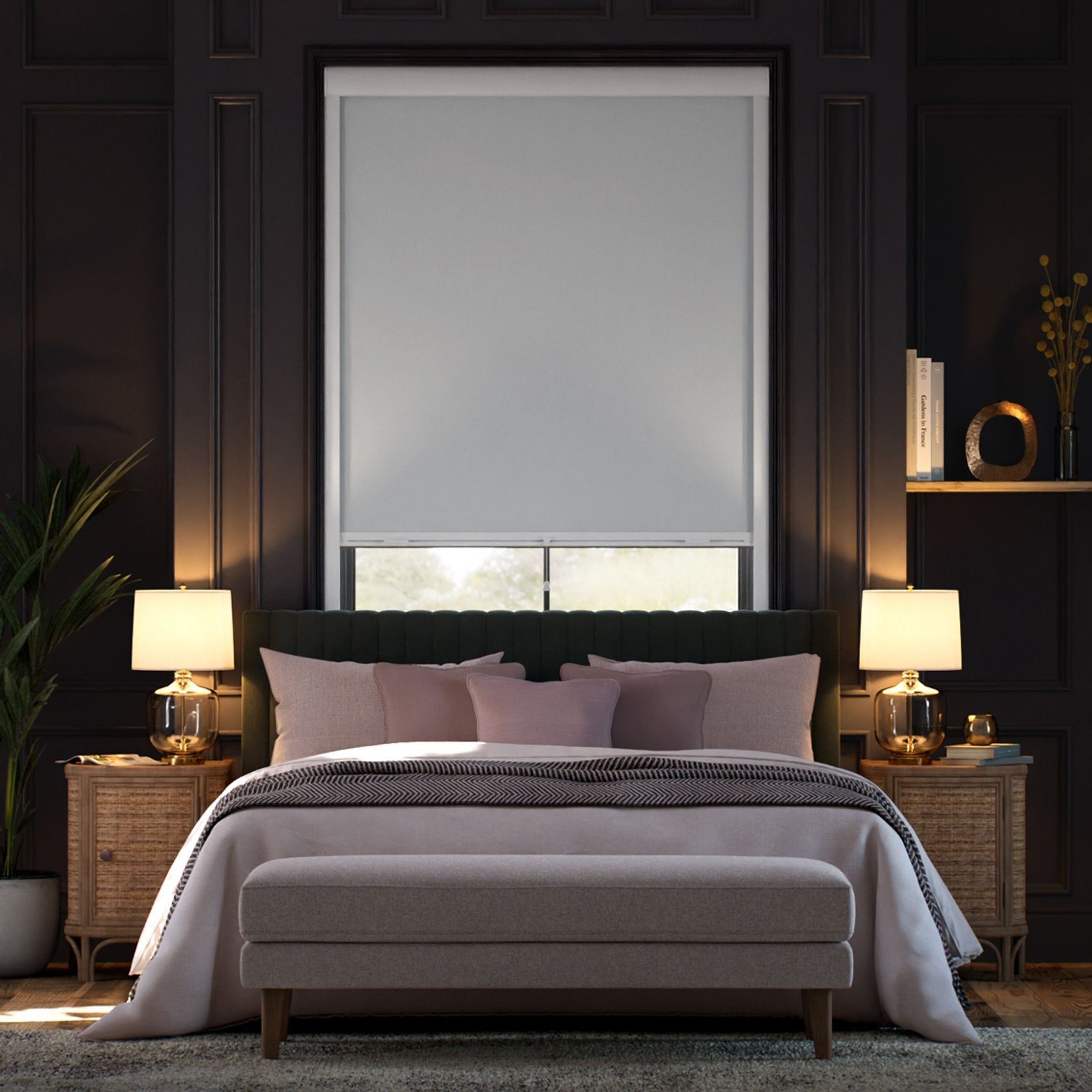 Total Blockout Titan Simply Grey | Roller Blinds gallery detail image
