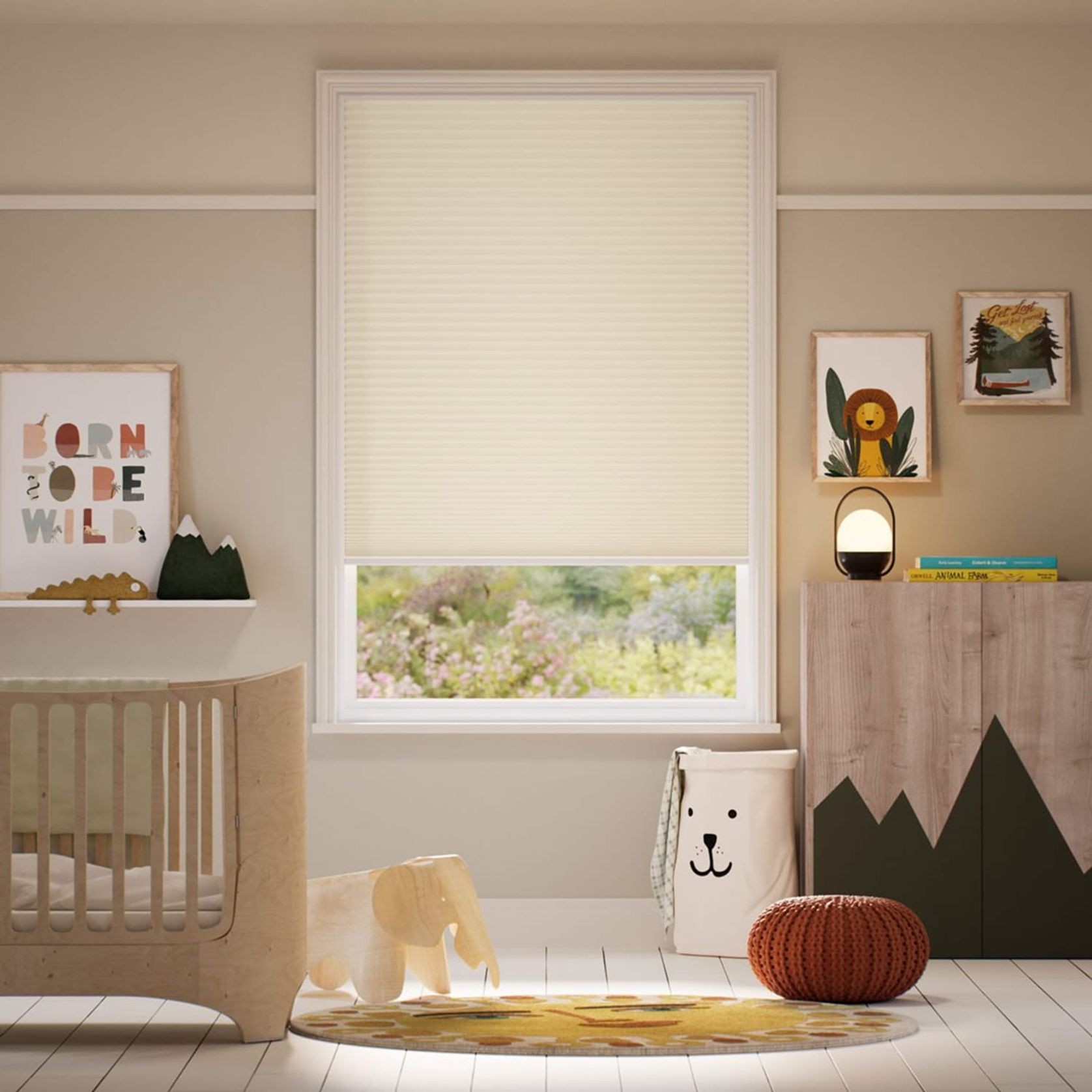 Slimline Total Blockout Cashew | Honeycomb Blinds gallery detail image