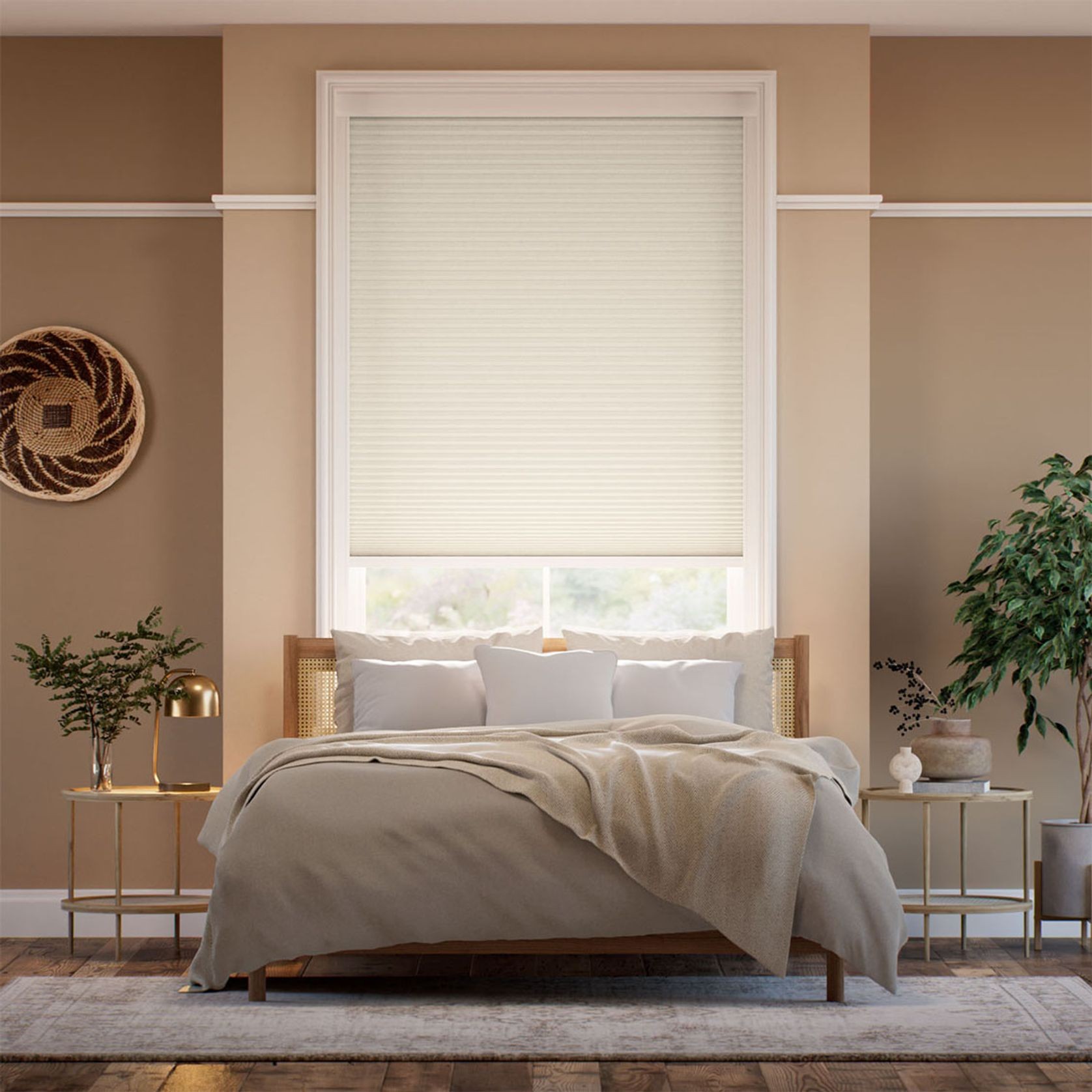 Total Blockout Thermal Bisque | Honeycomb Blinds gallery detail image