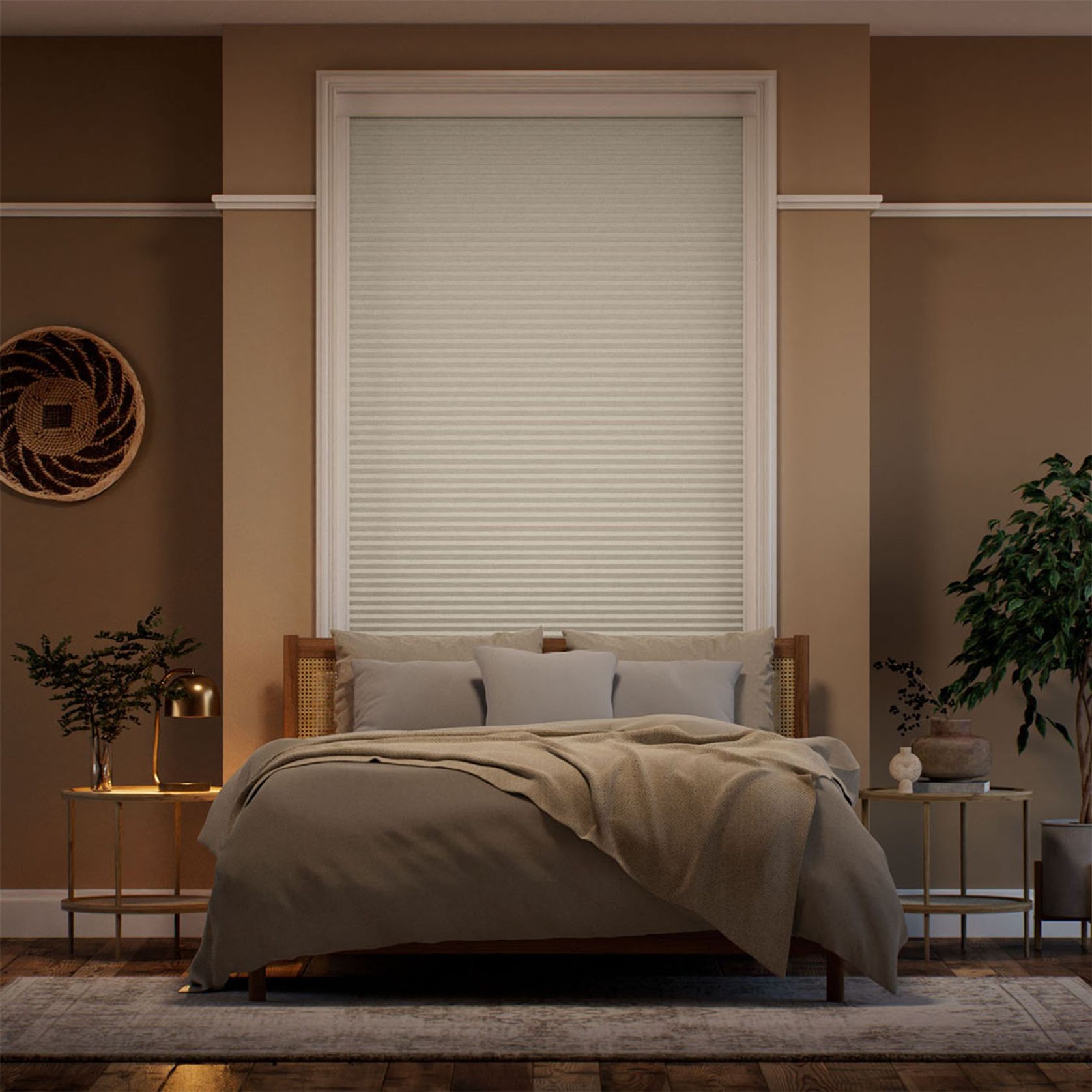 Total Blockout Thermal Bisque | Honeycomb Blinds gallery detail image