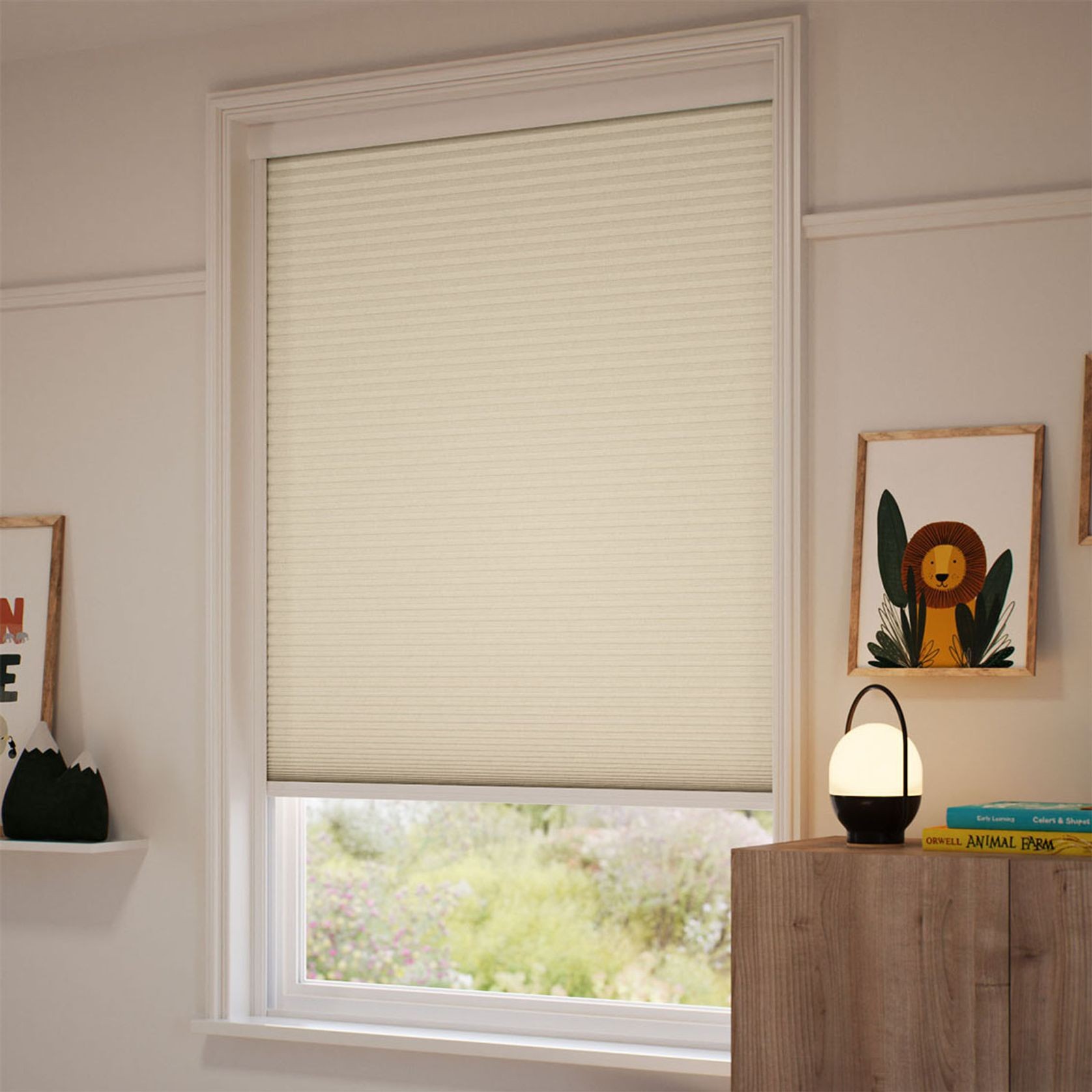Total Blockout Thermal Warm Beige | Honeycomb Blinds gallery detail image