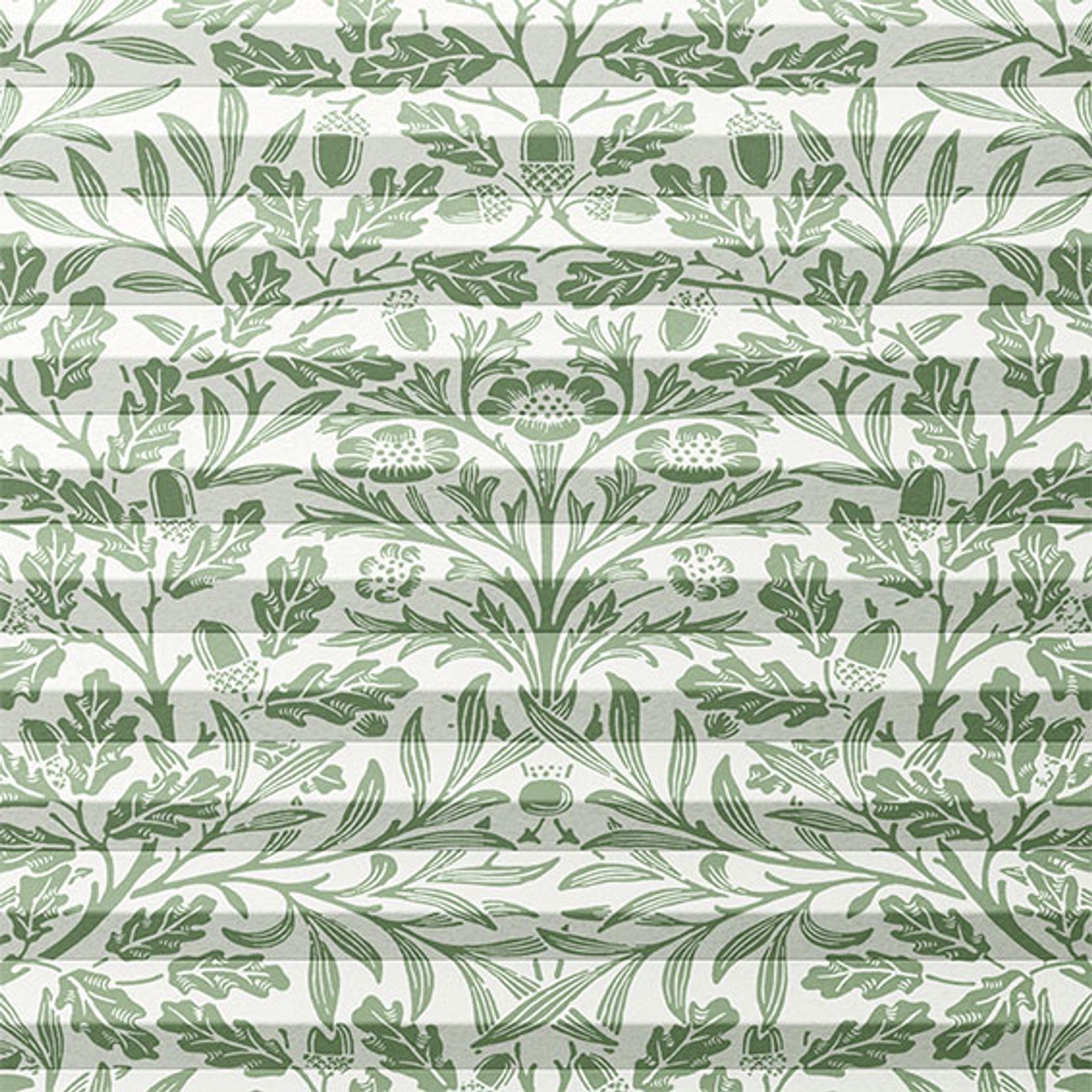 William Morris Acorn Leaf | Honeycomb Blind gallery detail image