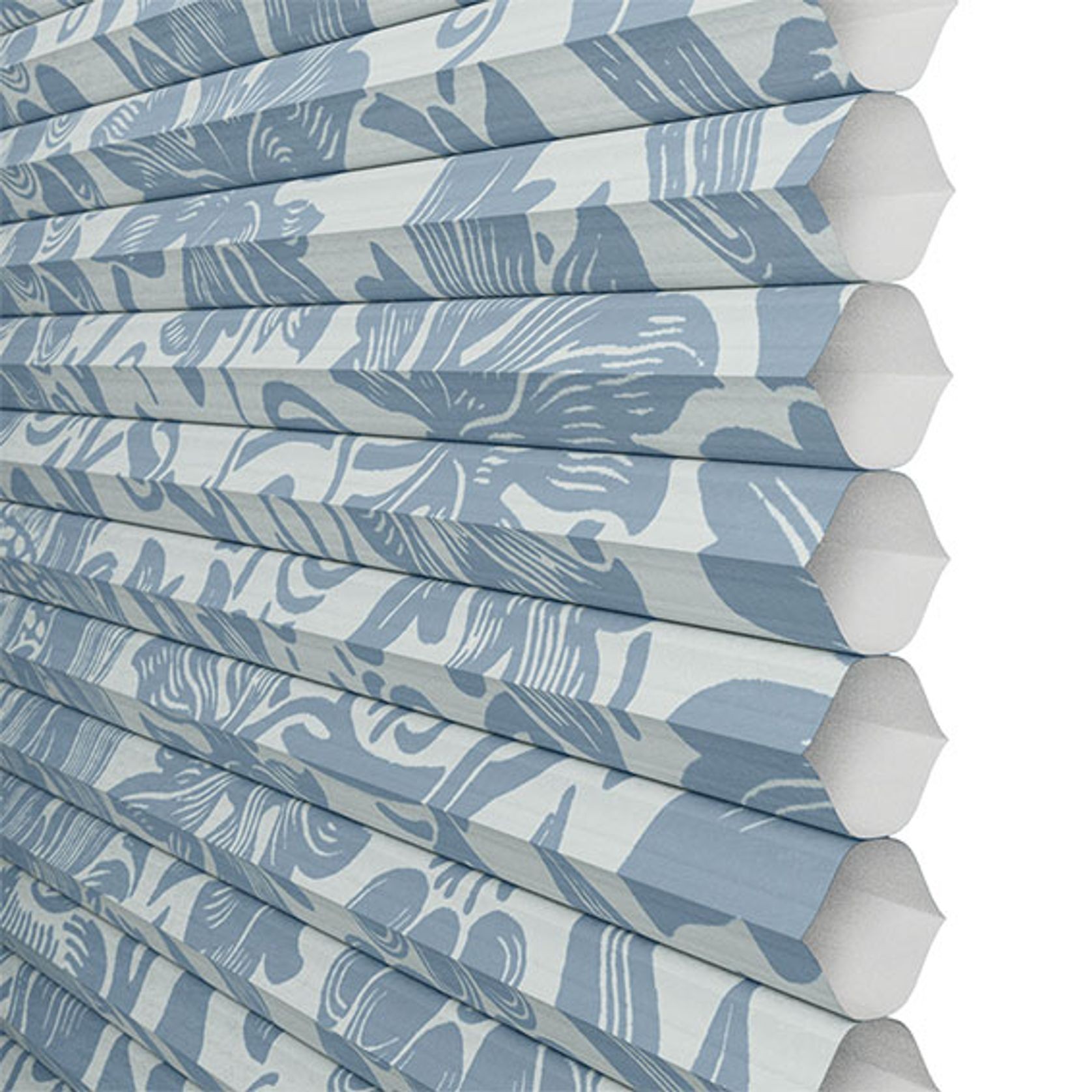 William Morris Sunflower Vintage Blue | Honeycomb Blind gallery detail image