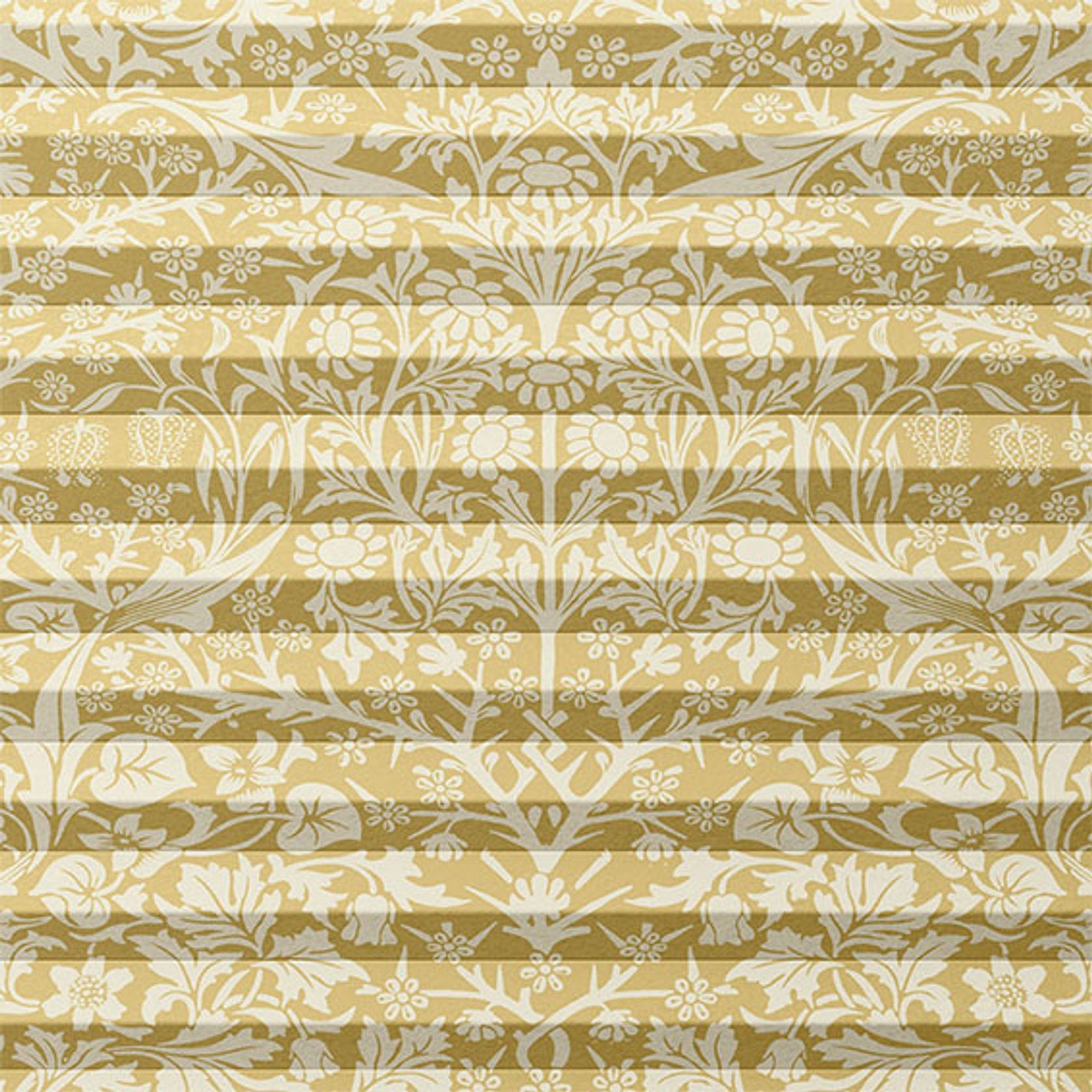 William Morris Blackthorn Saffron | Honeycomb Blind gallery detail image