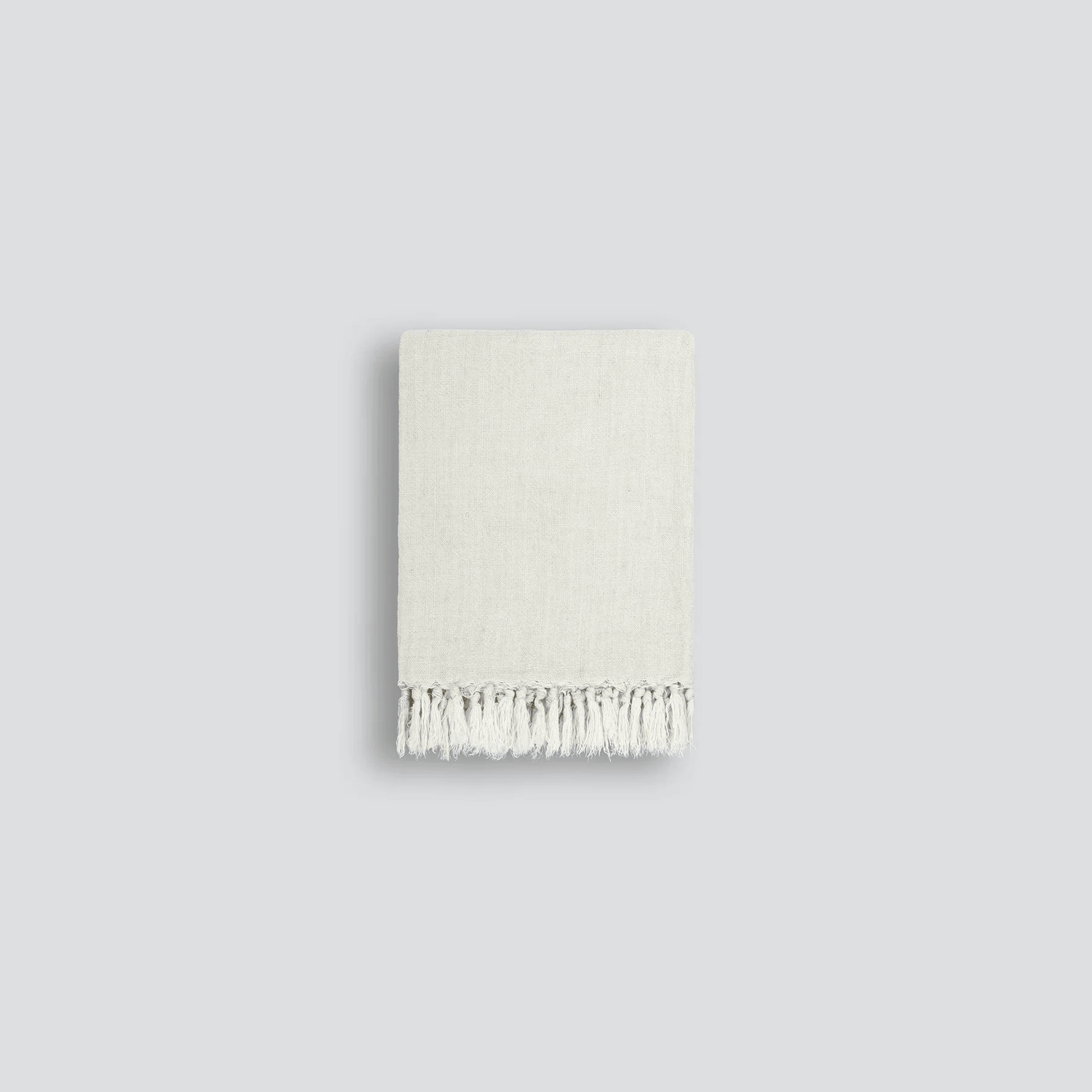 Baya Millhouse Throw - Almond | 100% Linen gallery detail image