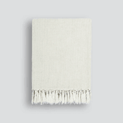 Baya Millhouse Throw - Almond | 100% Linen gallery detail image