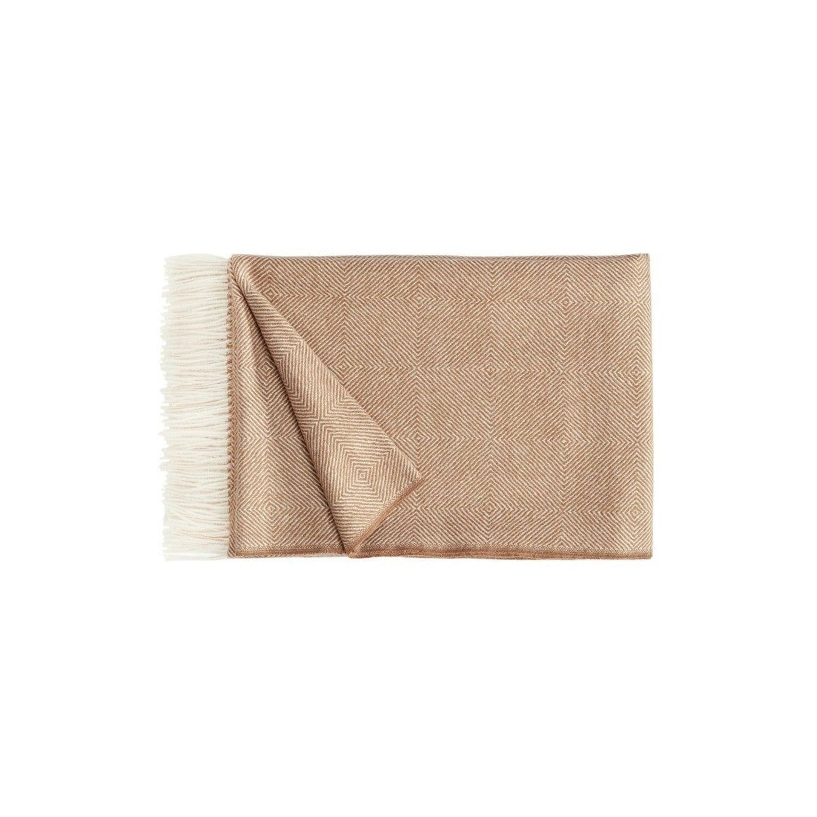 Fischbacher 1819 Alpaca Throw - Puro Camel gallery detail image