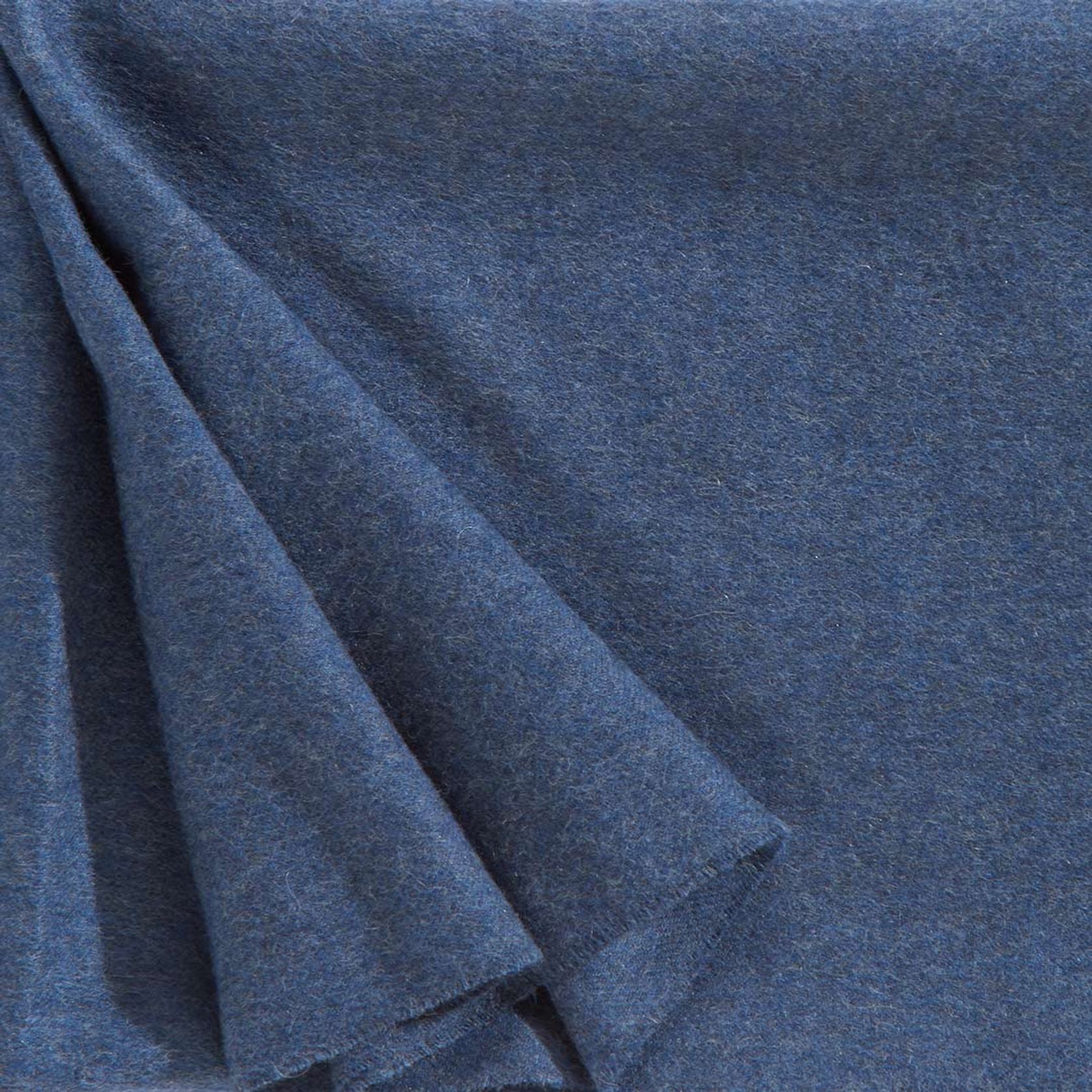 Fischbacher 1819 Alpaca Throw - Puro Denim gallery detail image