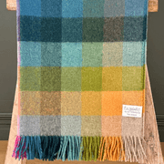 NZ Wool Throw - Harlequin Tutti Frutti | 100% Pure NZ Wool gallery detail image