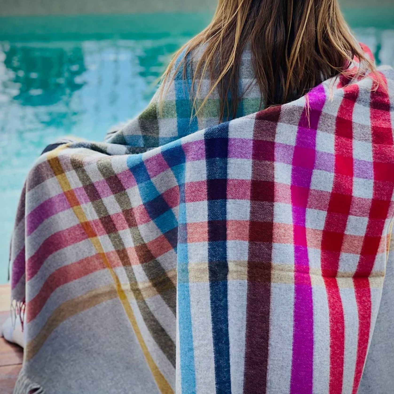 NZ Merino Throw Blanket - Henley Grey | 100% Pure Wool gallery detail image