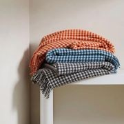 Weave Home Huxter Throw Blanket - Petrol | 100% Wool gallery detail image