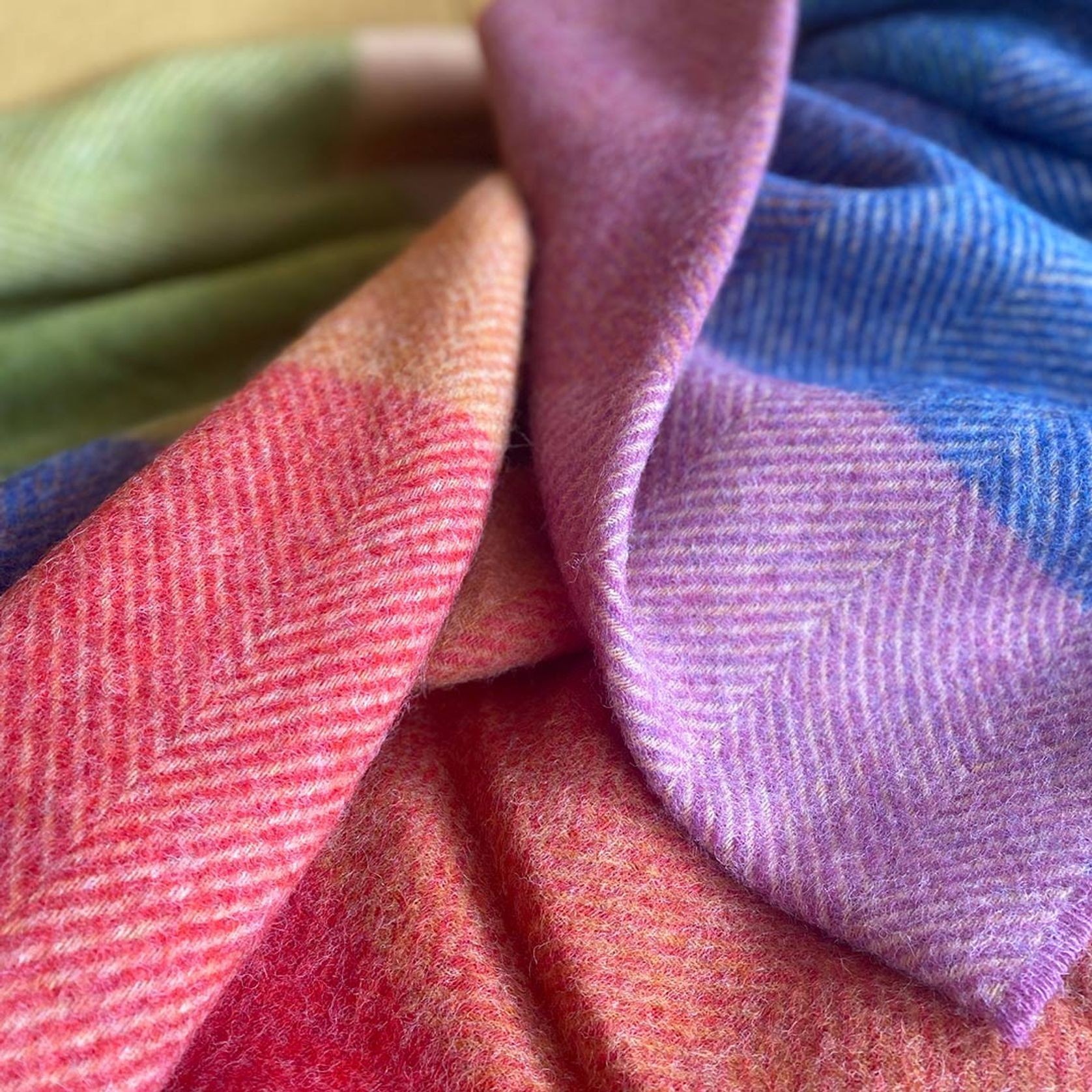 NZ Wool Throw - Harland Sunset | 100% Pure Wool gallery detail image