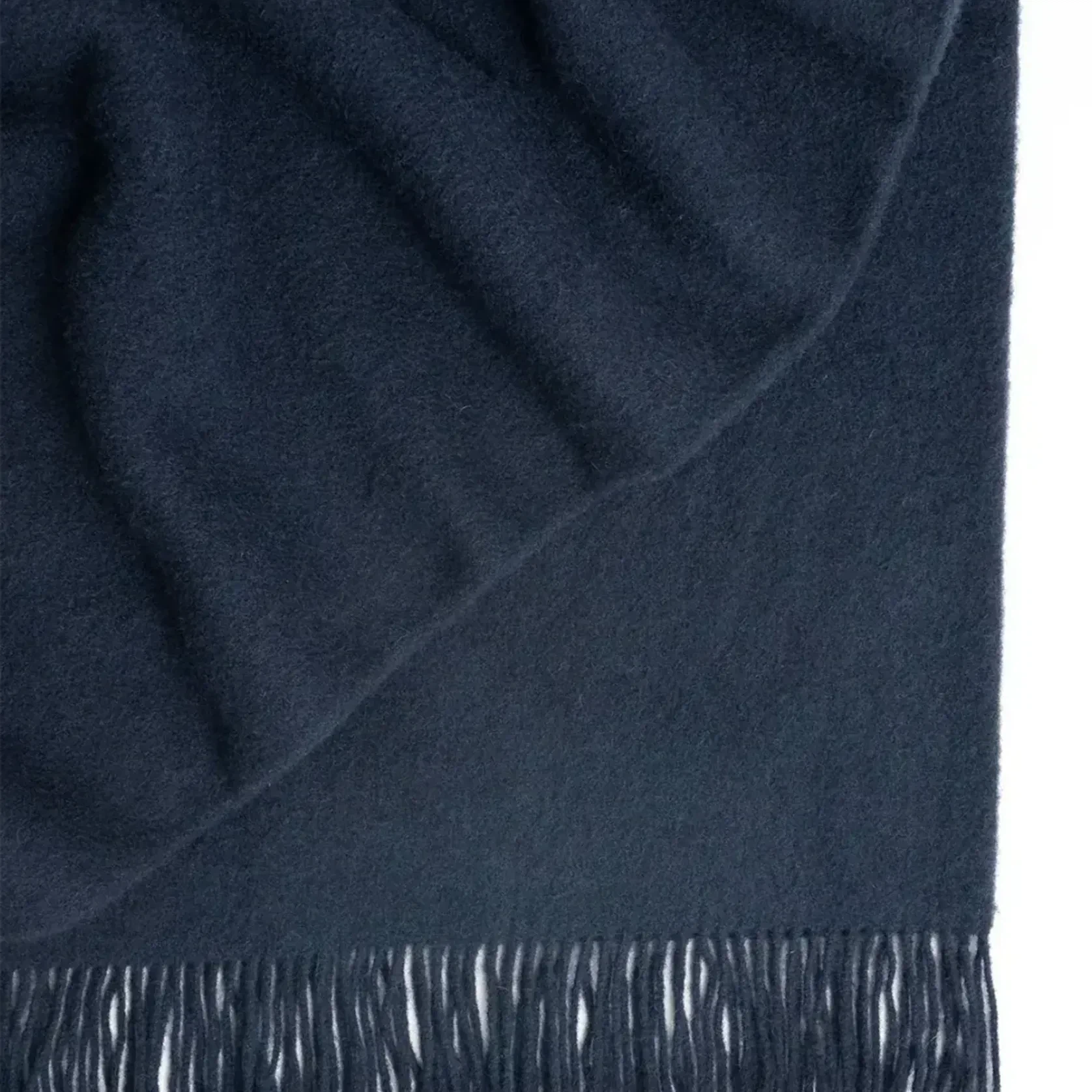 Weave Home Nevis Throw Blanket - Indigo | NZ Lambswool gallery detail image