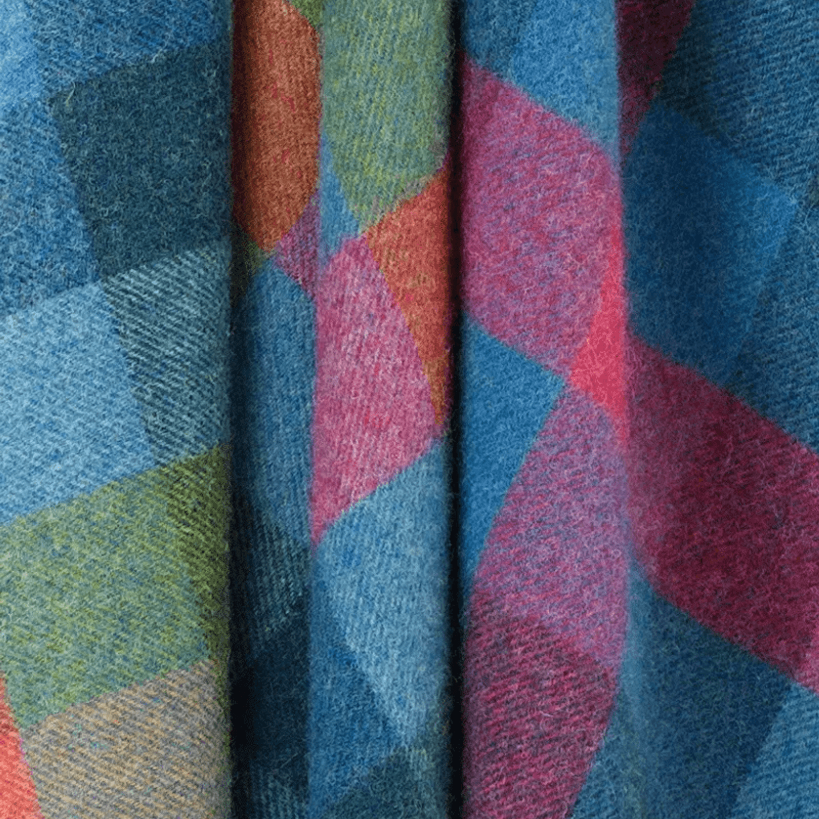 NZ Wool Throw - Harlequin Tutti Frutti | 100% Pure NZ Wool gallery detail image