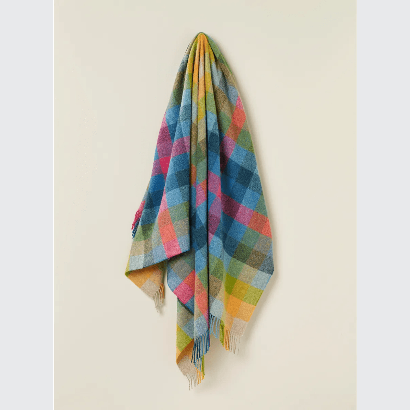 NZ Wool Throw - Harlequin Tutti Frutti | 100% Pure NZ Wool gallery detail image