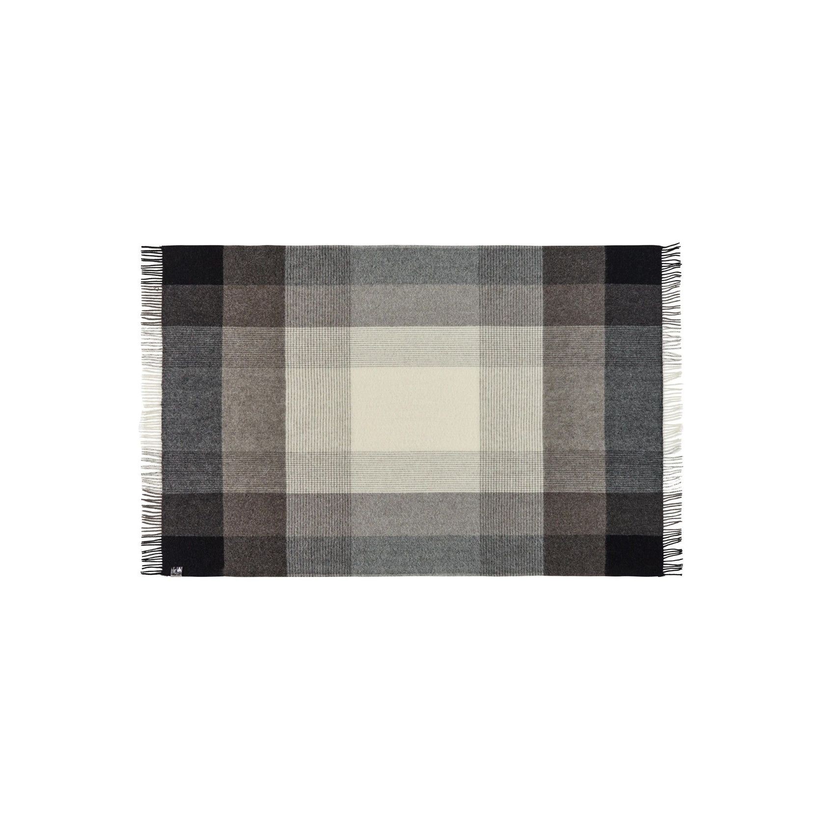 Blanket - Alpaca & Wool Grey/Brown gallery detail image