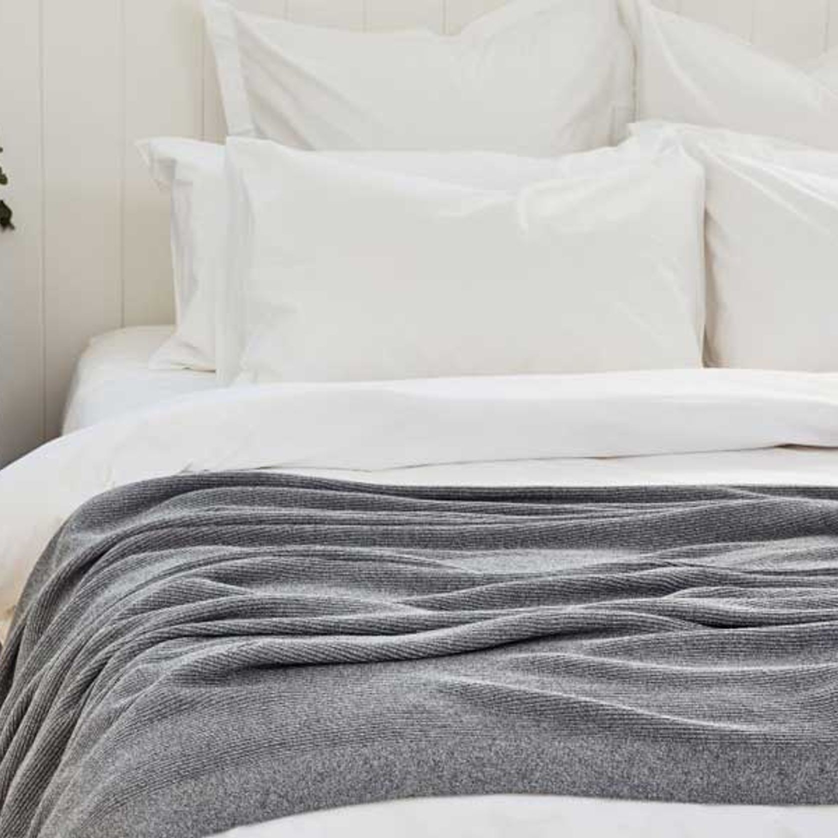 Rib Cotton Blankets gallery detail image