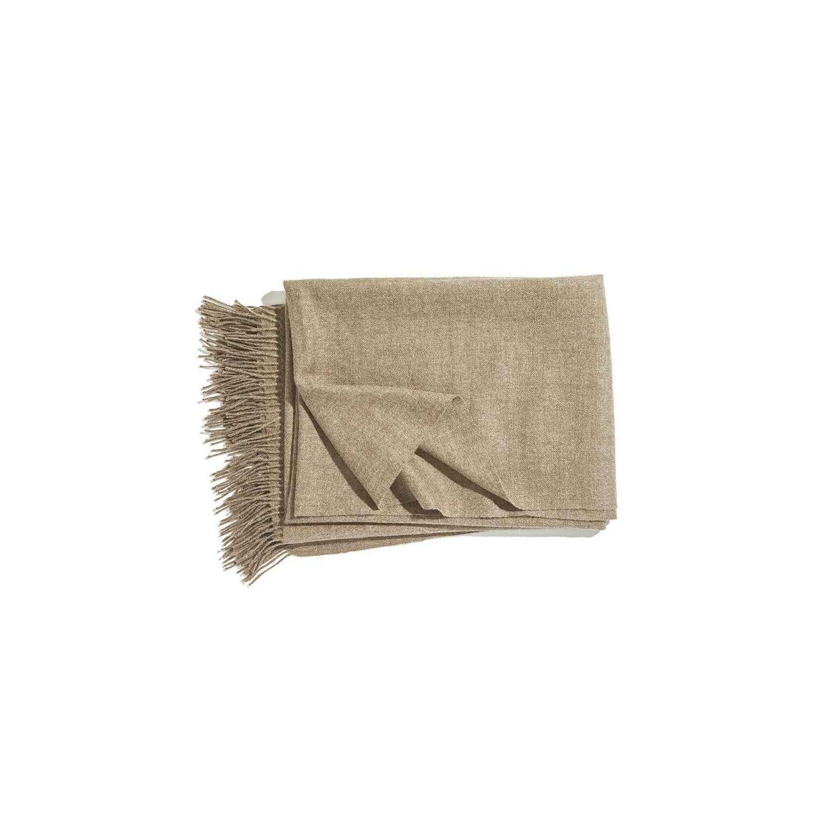 Fischbacher 1819 Alpaca Throw - Puro Almond gallery detail image
