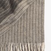 Weave Home Clyde Throw Blanket - Grey | 100% Wool | Large Size gallery detail image