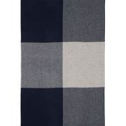 Weave Home Riverton Throw Navy | 100% Wool | Large Size gallery detail image