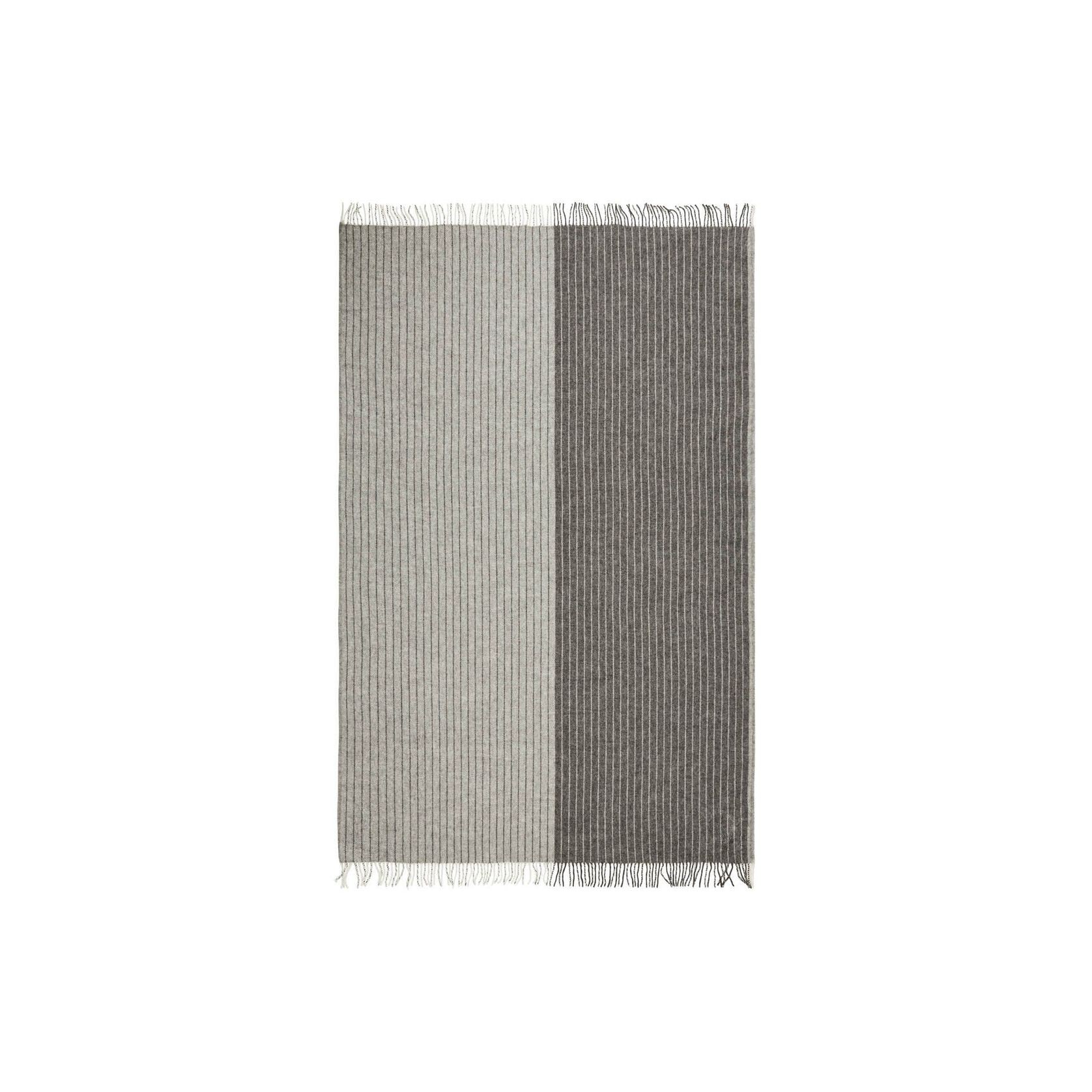 Weave Home Clyde Throw Blanket - Grey | 100% Wool | Large Size gallery detail image