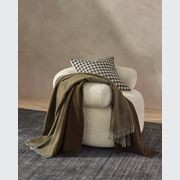 Weave Home Fiord Throw Blanket - Kelp | 100% Premium Wool gallery detail image