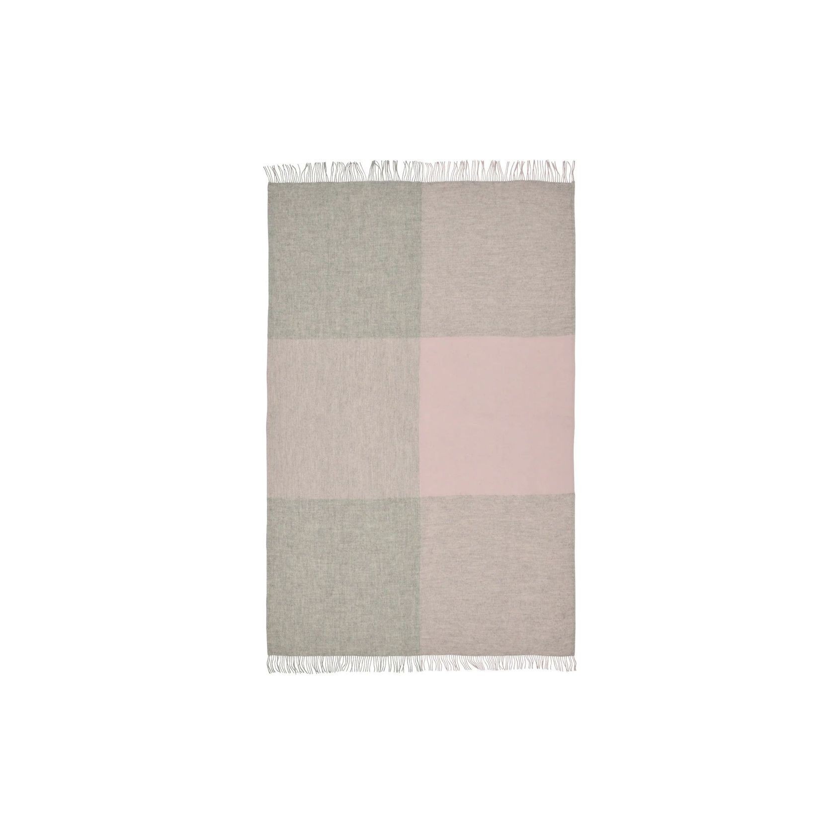 Weave Home Riverton Throw - Blush | 100% Wool | Large Size gallery detail image