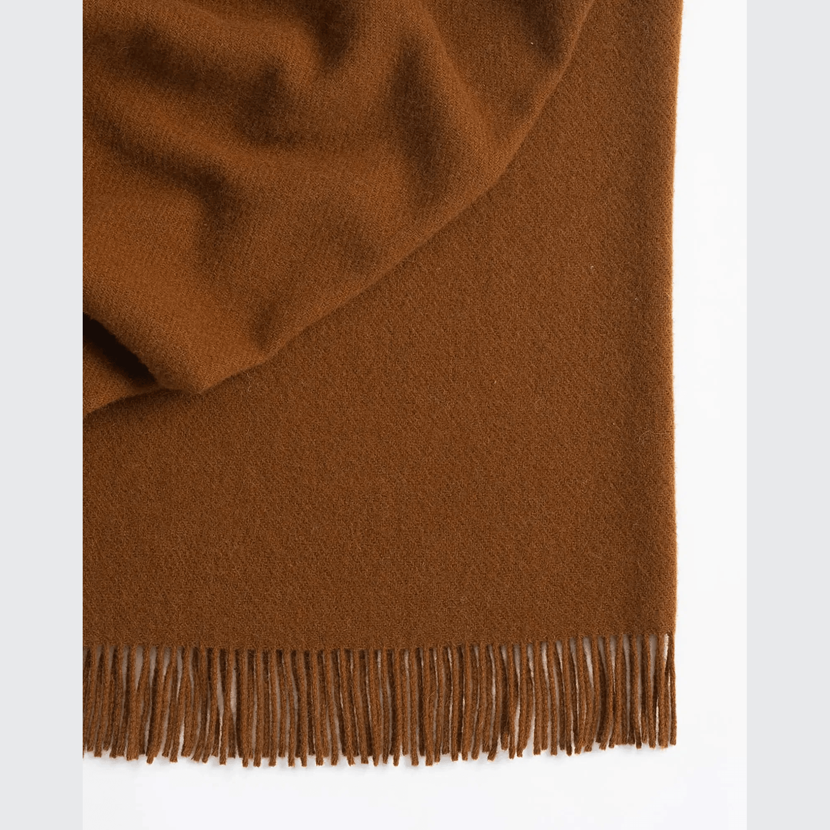 Weave Home Nevis Throw Blanket - Spice | NZ Lambswool gallery detail image