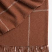 Weave Home Ranfurly Throw - Earth | 100% Wool | Large Size gallery detail image